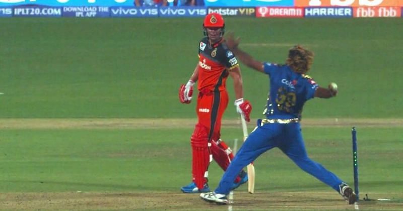 Lasith Malinga&#039;s No ball - Image Courtesy ( BCCI/IPLT20.com)