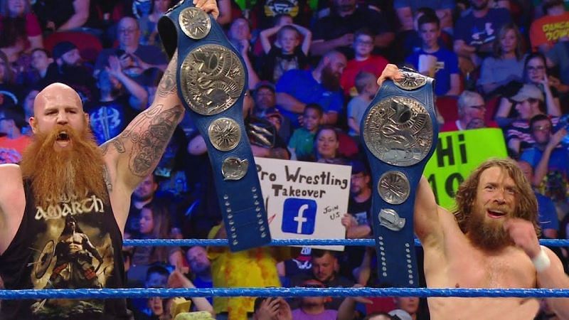 The new SmackDown Tag Team Champions