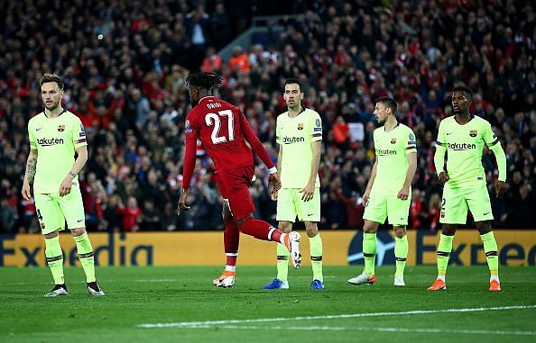 Liverpool humiliated Barcelona in the UEFA Champions League