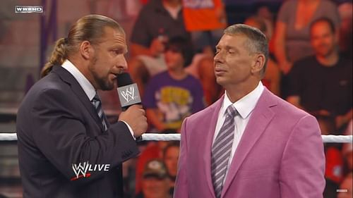 Triple H and Vince McMahon!