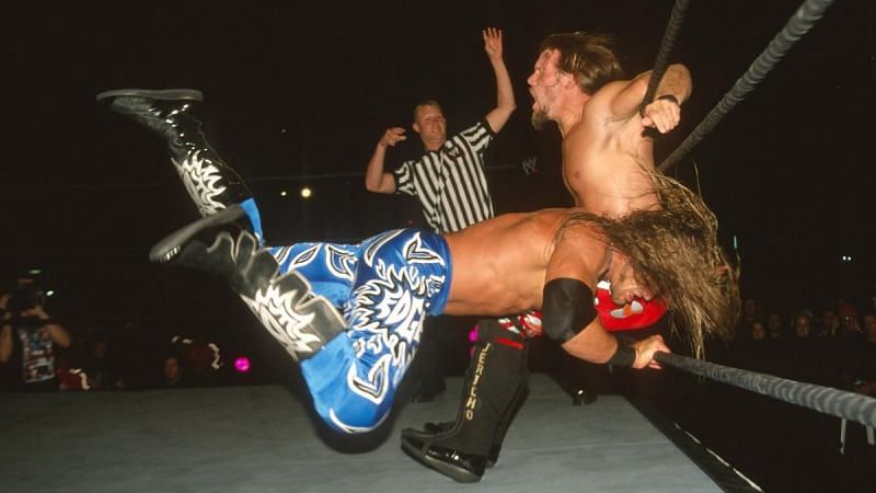 Edge battled Chris Jericho down under in 2002.