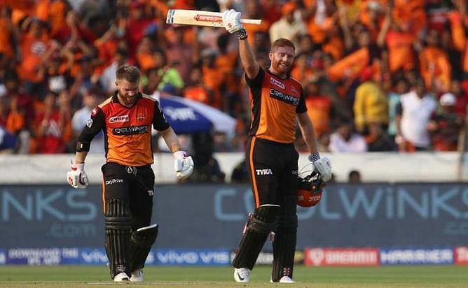 IPL 2019: How SRH's NRR got a boost thanks to David Warner and Jonny Bairstow