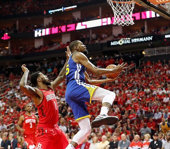 Golden State Warriors v Houston Rockets - Game Three