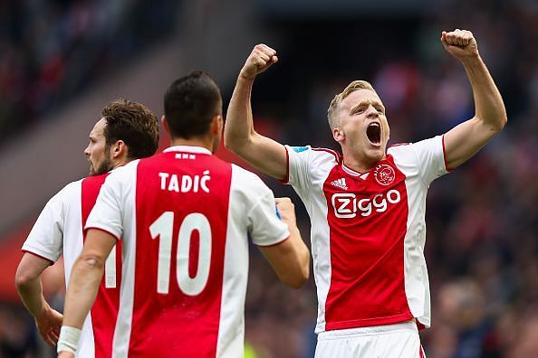 The youngster was an integral part of the Ajax side