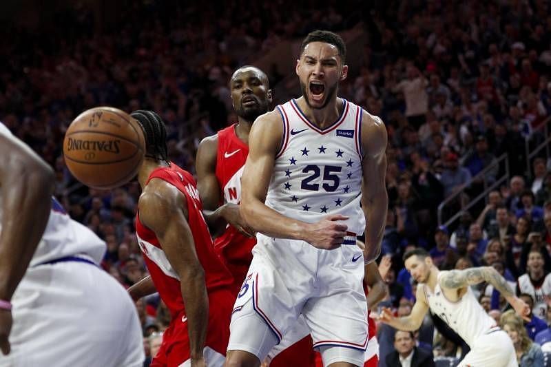 Ben Simmons is averaging 13.3 ppg in the playoffs this year.
