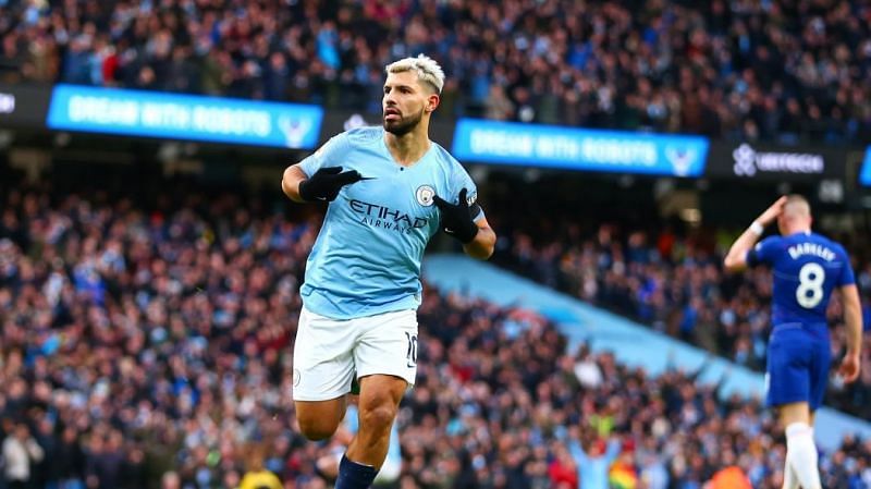 Aguero just doing what he does best...SCORE!