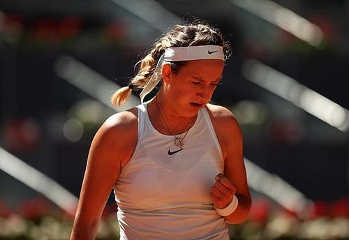 Victoria Azarenka had a terrific start to her tournament at the Mutua Madrid Open