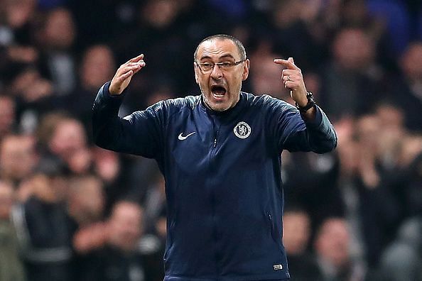 Maurizio Sarri&#039;s future at the club is in doubt despite making the top four