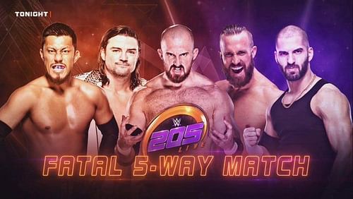 Five of 205 Live's best competitors faced off in a 