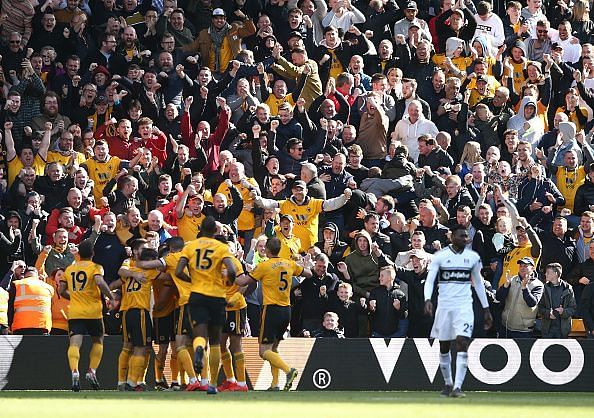 Wolves beat fellow newcomers Fulham in their final home game and have earned a Euro berth