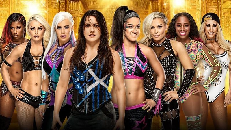 These eight women will compete in the Money in the Bank Ladder Match.