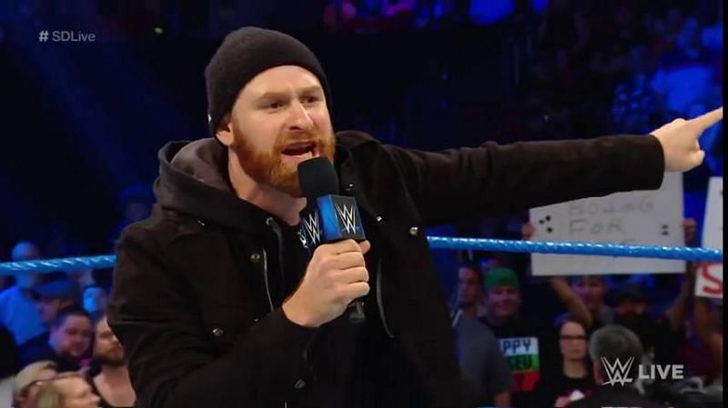 Zayn, from Raw, was in action on SmackDown as part of the new wild card rule