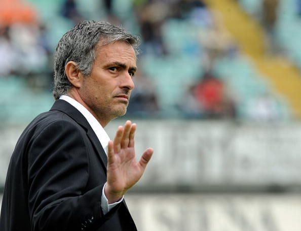 Jos&Atilde;&copy; Mourinho&Acirc;&nbsp;during his successful time at Inter Milan