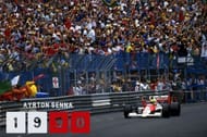 Senna won from pole again for the second straight year