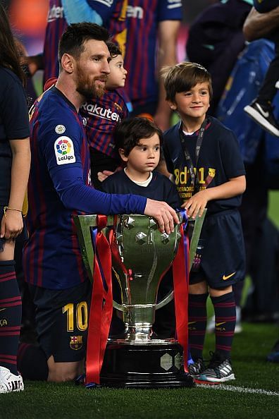 FC Barcelona v Levante UD - La Liga. Messi won his 10th La Liga title