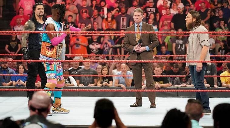 Why did Kofi Kingston appear on Raw last night on his own?