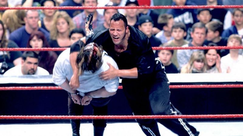 The Rock vs. Mankind was brutal, even by Attitude Era standards.