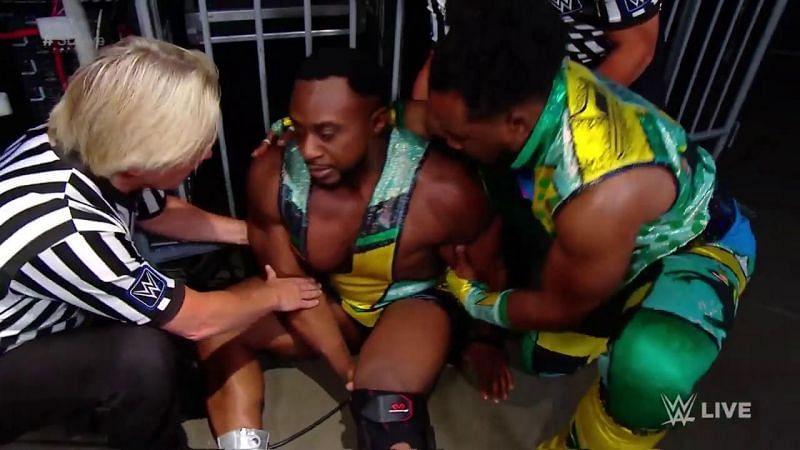 Big E was attacked before the match