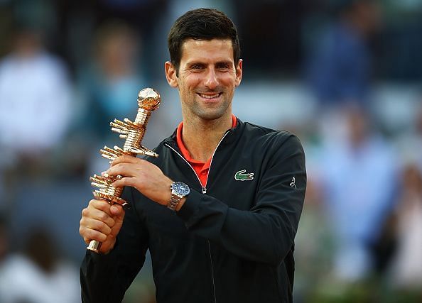 Novak Djokovic wins his 3rd title at Madrid