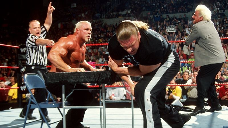 Triple H vs. Scott Steiner could have been far better just a few years earlier.