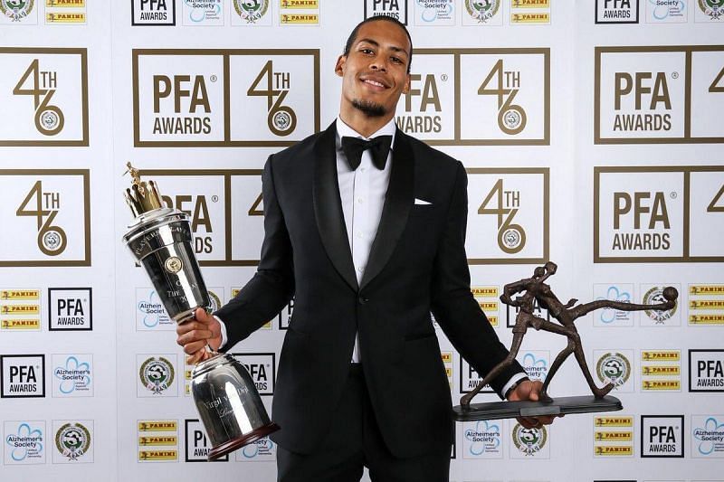 PFA Player of the Year (Source: Virgil van Dijk Twitter)