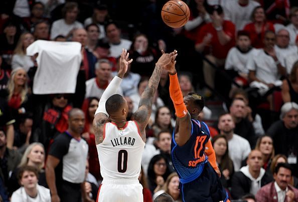 Damian Lillard scored 51 points in a loss against OKC