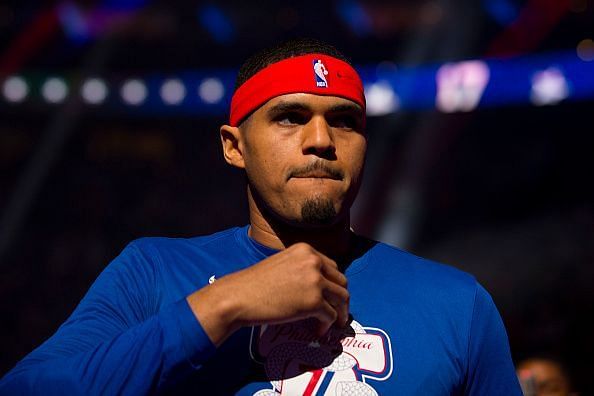Tobias Harris played 27 times for the Sixers during the regular season