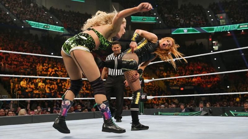 Becky Lynch won the first of her two title matches of the night.