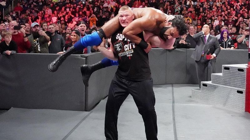 Brock Lesnar was set to face Jinder Mahal in 2017