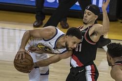 NBA Starting Lineups and Match Prediction - Portland Trail Blazers vs Golden State Warriors - Game 2