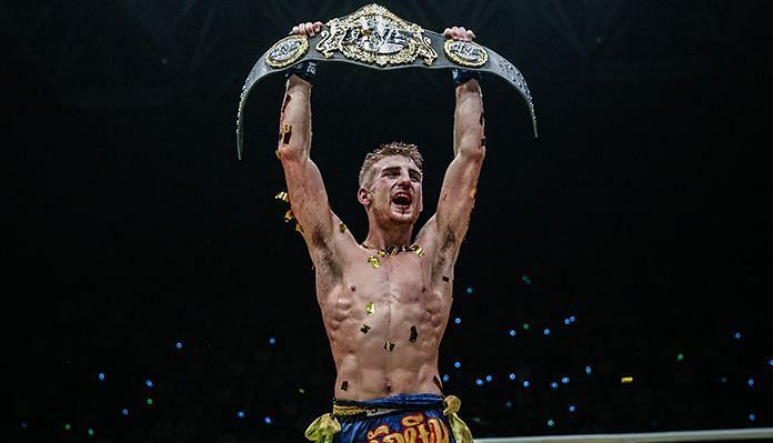 Haggerty pulled the upset and took Sam-A&#039;s ONE Flyweight Muay Thai World Championship