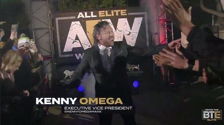 Kenny Omega is the Executive Vice President of AEW