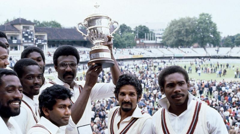 Cive Lloyd lifting his first World Cup after beating Australia in the finals