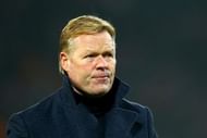 Ronald Koeman looks on during Netherlands v France