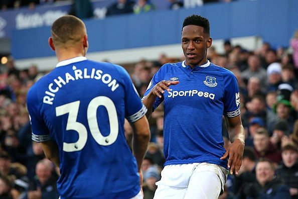 Yerry Mina has failed to make a mark in Everton&#039;s defence