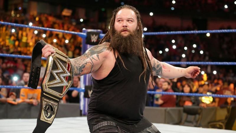 Bray Wyatt with the WWE Championship