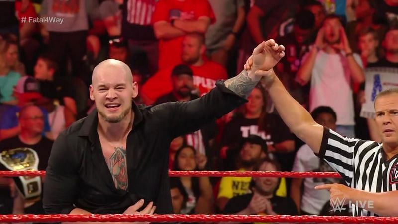 Baron Corbin will challenge for the Universal Title next month