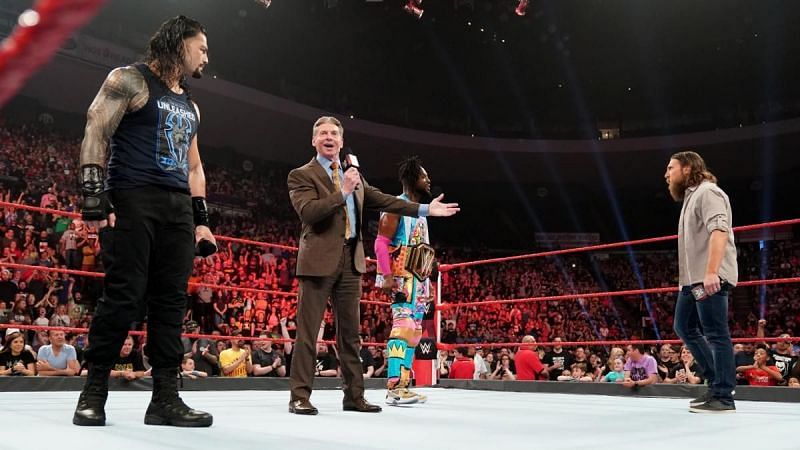 Vince McMahon announced the Wild Card rule on RAW