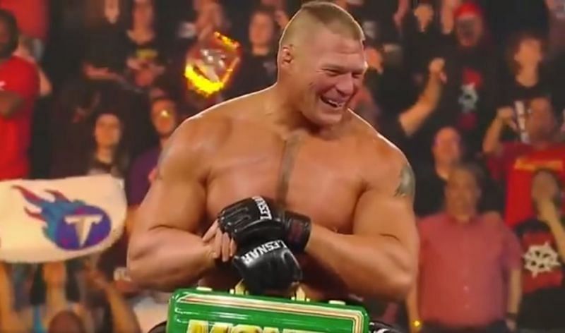 Lesnar is the first part-time MITB holder