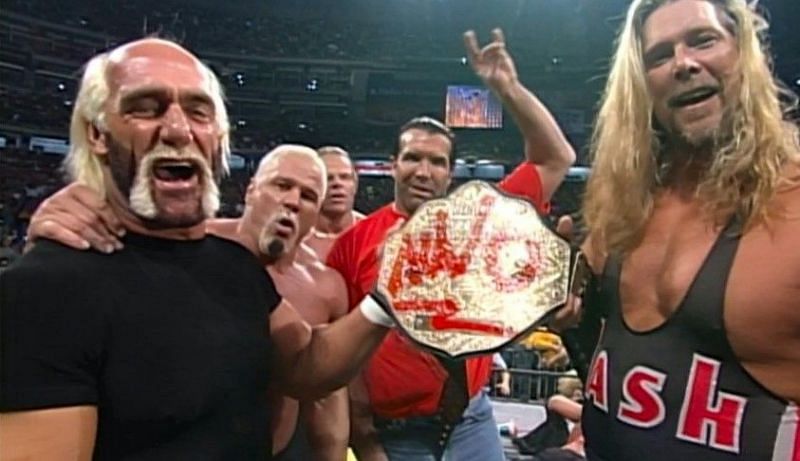 The nWo reunite on January 4, 1999, Nitro