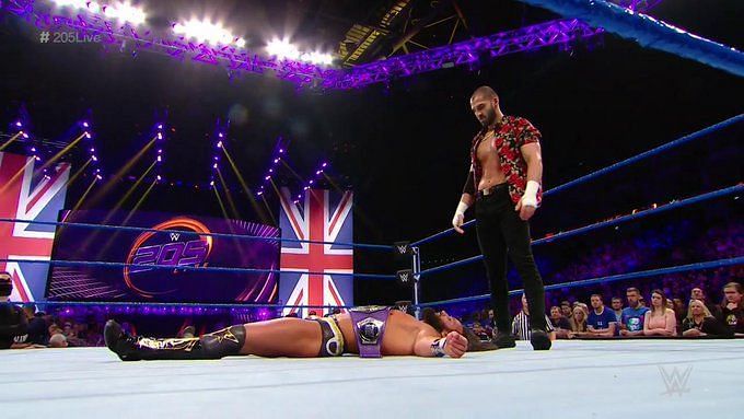 Daivari left Nese out cold on the latest edition of 205 Live