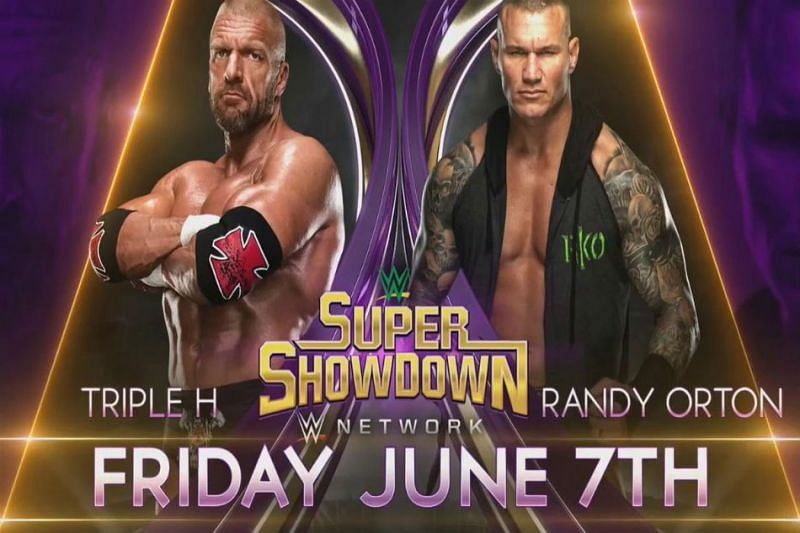Triple H will battle Randy Orton at WWE Super ShowDown