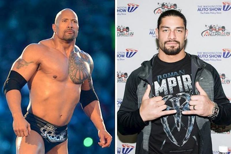 The rock and roman coming together for a movie called Hobbs and shaw