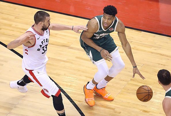 Milwaukee Bucks v Toronto Raptors - Game Four