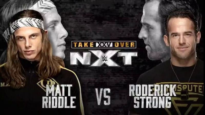Things get heated when Strong meets Riddle at NXT XXV.