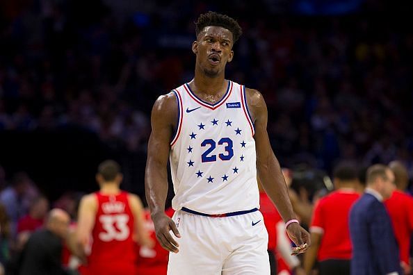 Jimmy Butler impressed during his six-month spell with the Philadelphia 76ers