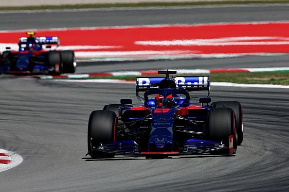 Toro Rosso&#039;s in action 