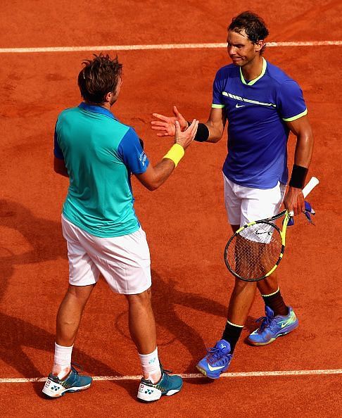 2017 French Open - Rafael Nadal and Stan Wawrinka