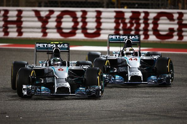 Rosberg and Hamilton&#039;s battle in Bahrain has been one of the best in recent times.