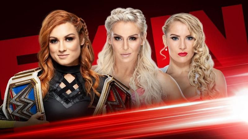 Lynch, Flair and Evans will meet in the ring tonight to make the title matches official.